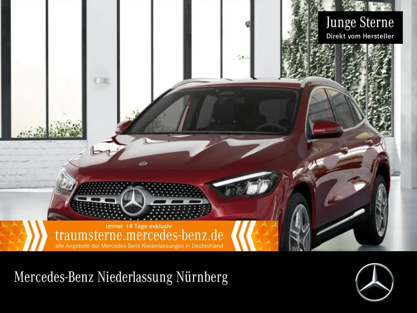 Mercedes-Benz GLA 250 4M AMG+AHK+LED+KAMERA+TOTW+KEYLESS+8G Rot - 1