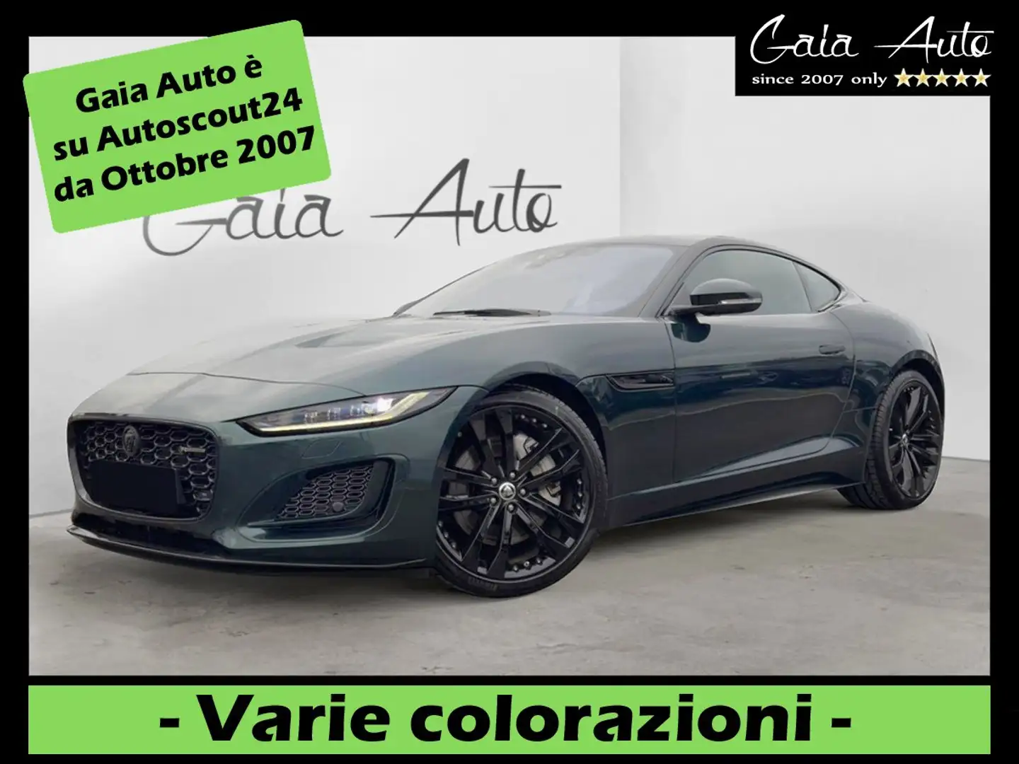 Jaguar F-Type Coupe 2.0 i4 R-Dynamic (diverse disp. 2023/2024) Verde - 1