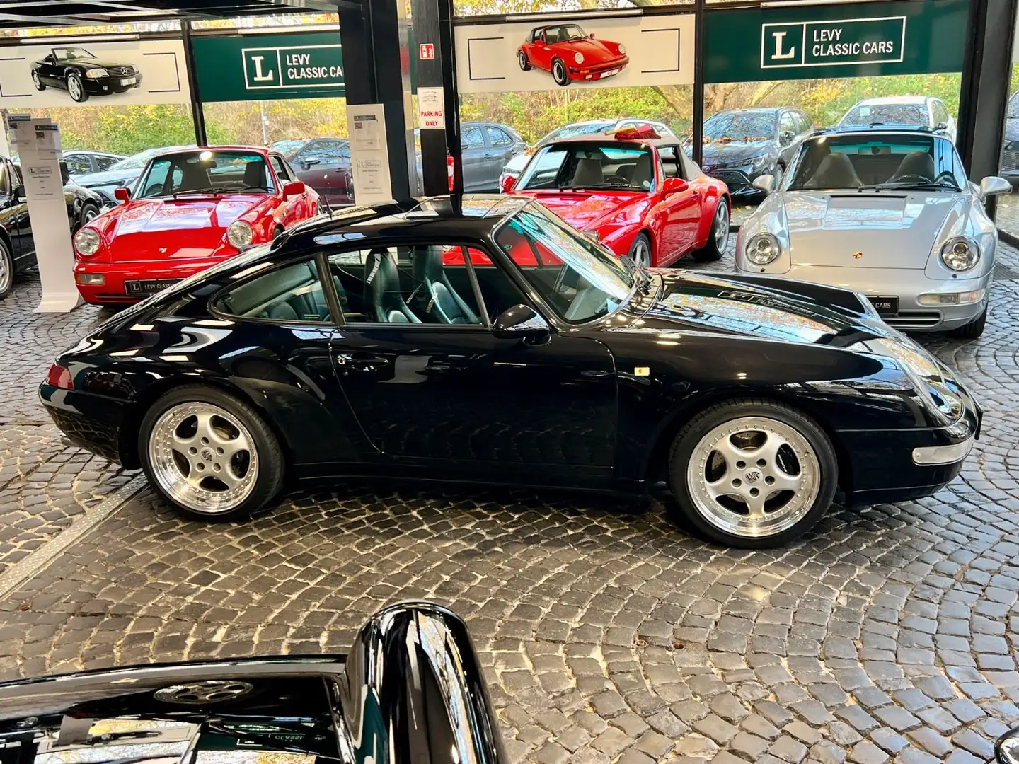 Porsche 993 911 Carrera 2 Coupe deutsch 2. Hand Scheckh. Schwarz - 2