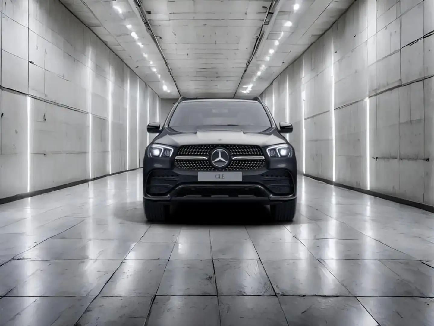 Mercedes-Benz GLE 350 de 4M AMG+PANO-DACH+AHK+NIGHTP.+KAMERA Schwarz - 2