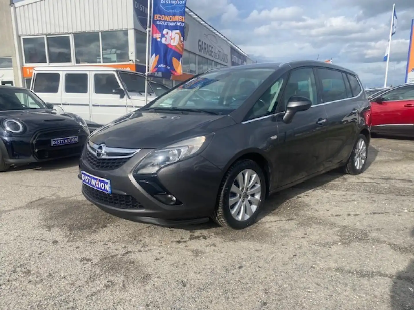 Opel Zafira Tourer 2.0 - 130 - COSMO + ATTELAGE + 7PLACES Gris - 1