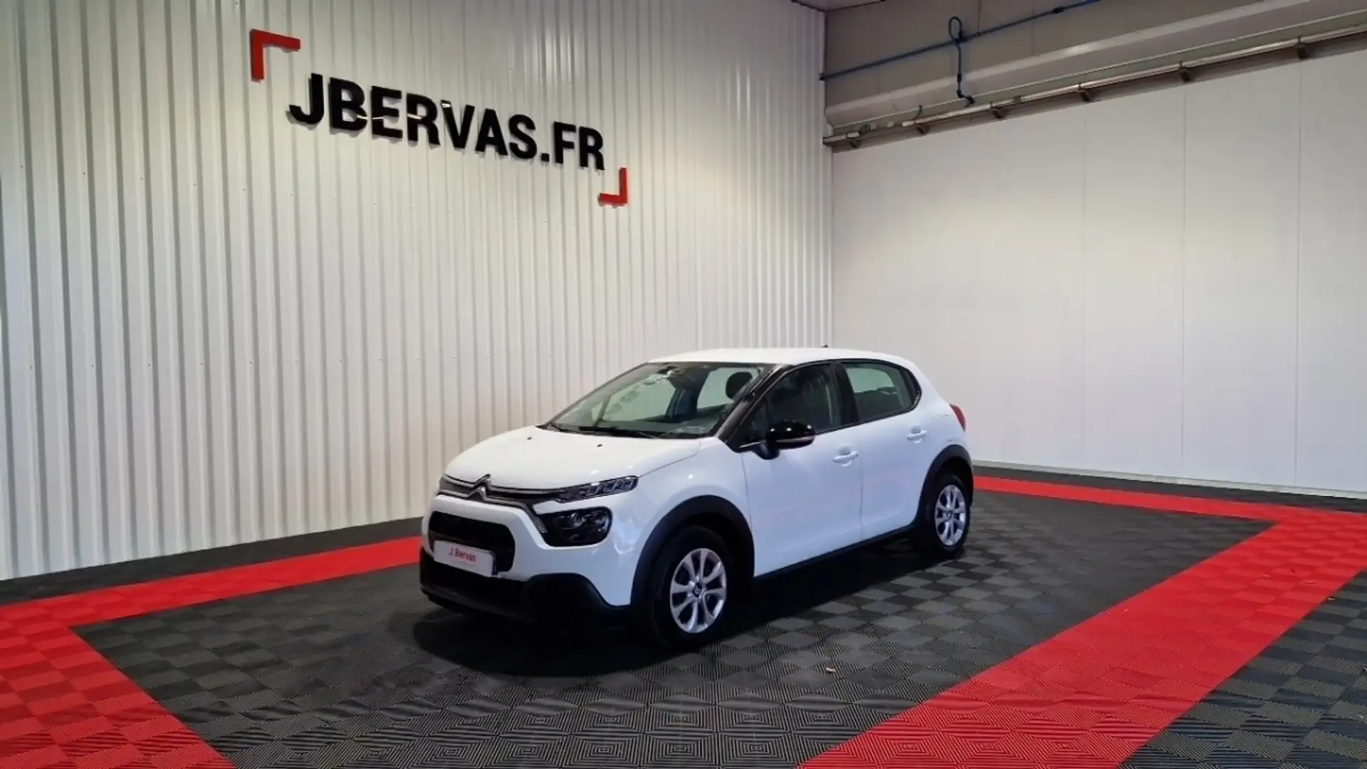 Citroen C3 BLUEHDI 100 SS BVM6 FEEL Blanc - 1