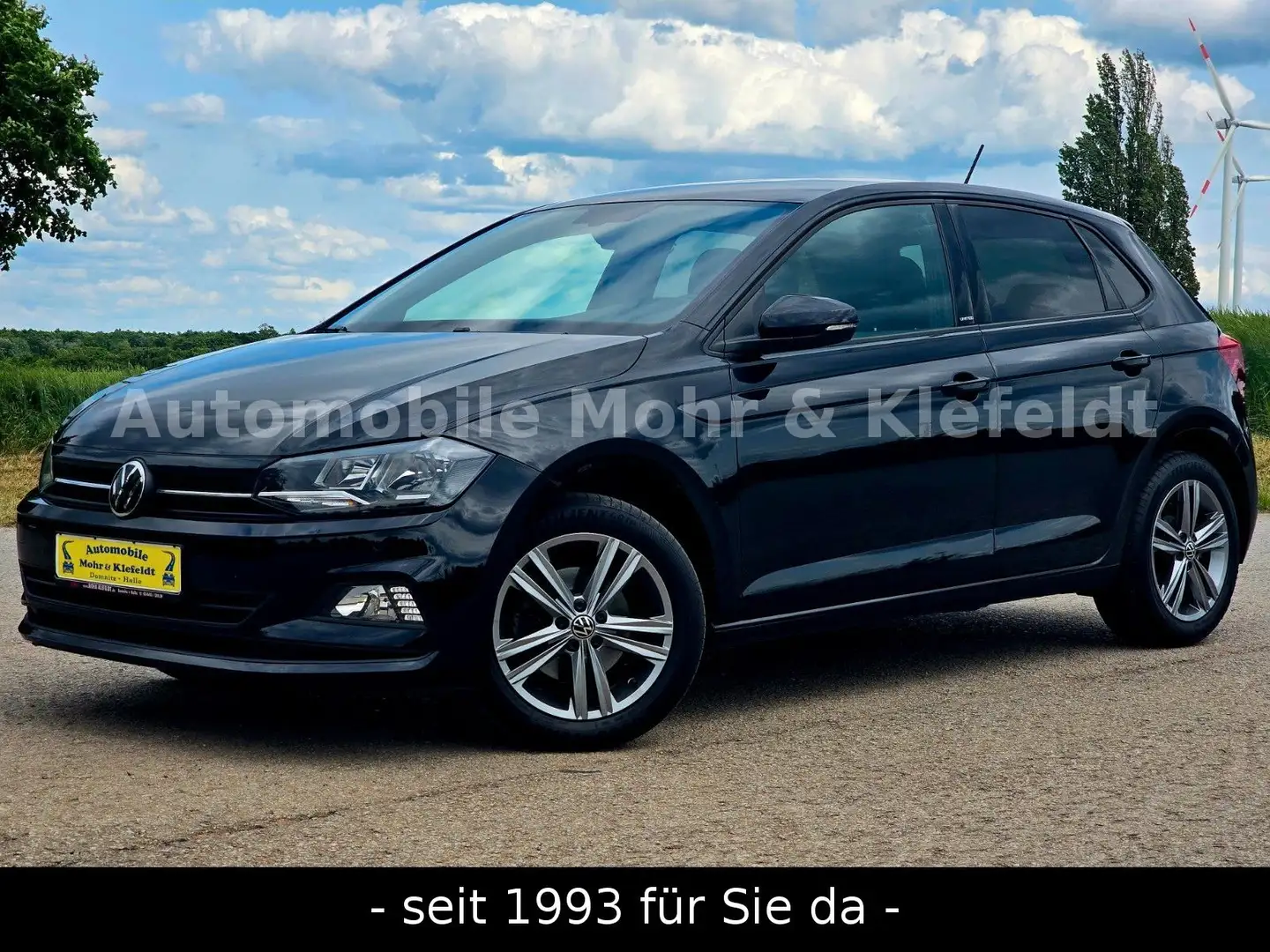 Volkswagen Polo VI United*1VB*NAVI*SHZ*QI*CAM*CARPLAY*AMBI* Noir - 1