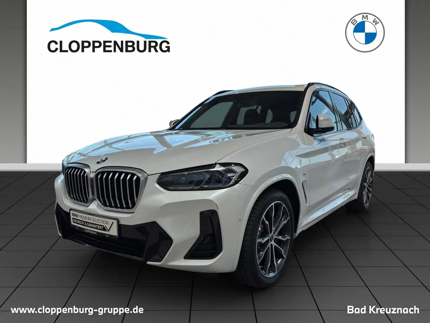 BMW X3 xDrive30d M Sportpaket AHK+Navi+Pano+Laser Bianco - 1