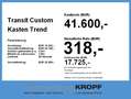 Ford Transit Custom Kasten Trend 280 L2 AHK*NAVI*SHZ Bianco - thumbnail 4