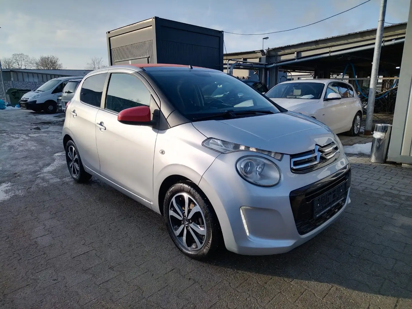 Citroen C1 AirscapeShine+FALTDACH+KLIMA+TEMPOMAT+TÜV/NEU Grau - 1