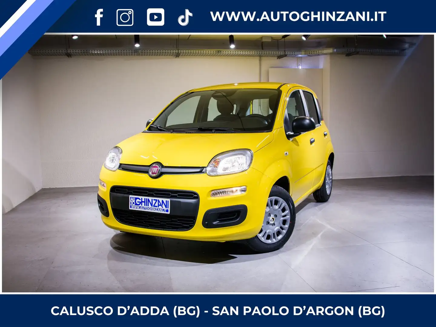 Fiat Panda 1.0 FireFly S&S Hybrid Jaune - 1