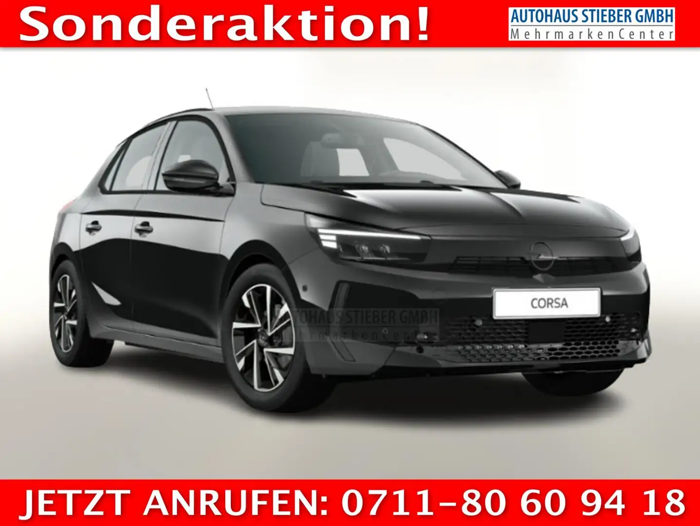 Opel Corsa GS 1.2 100 Kam PDC vo/hi AppCo Totw 16Z 74 kW (... Schwarz - 1