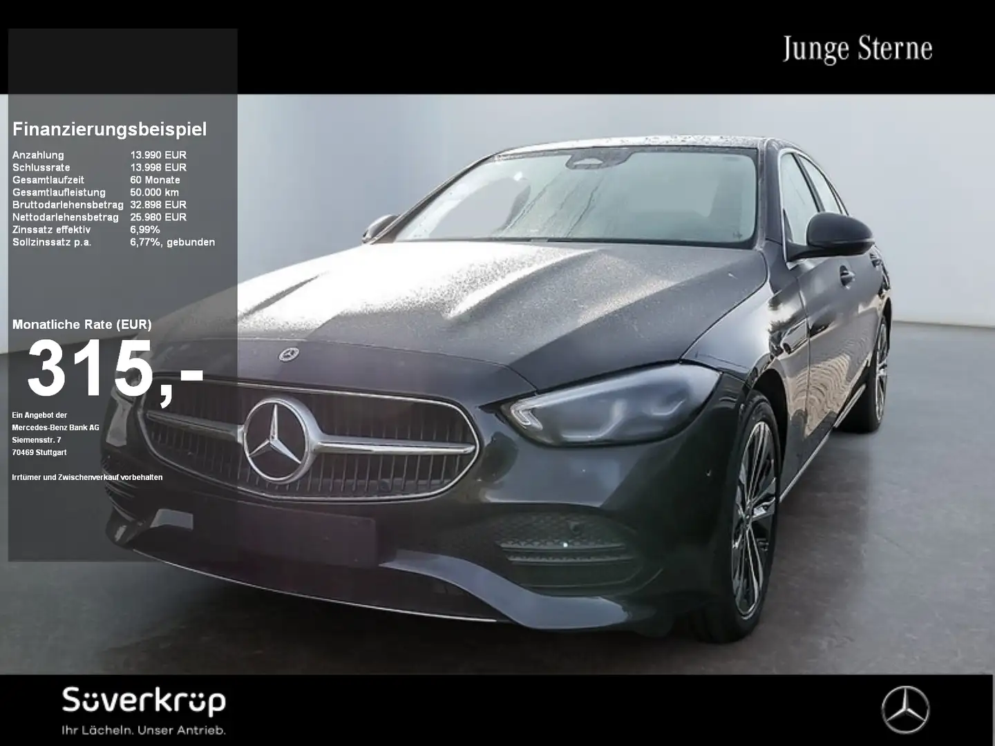 Mercedes-Benz C 300 e // AVANTGARDE MEMO DISTR KAMERA SPUR PDC Grau - 1