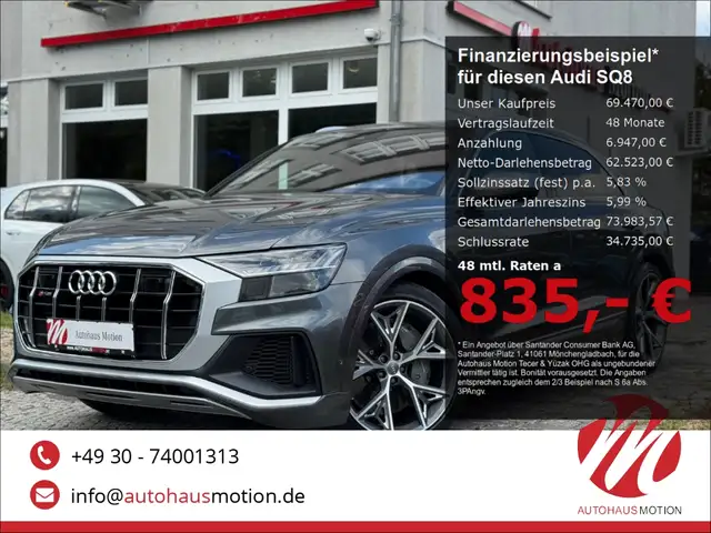 Audi SQ8 4.0 TDI quattro Matrix Raute Massage Night Vision