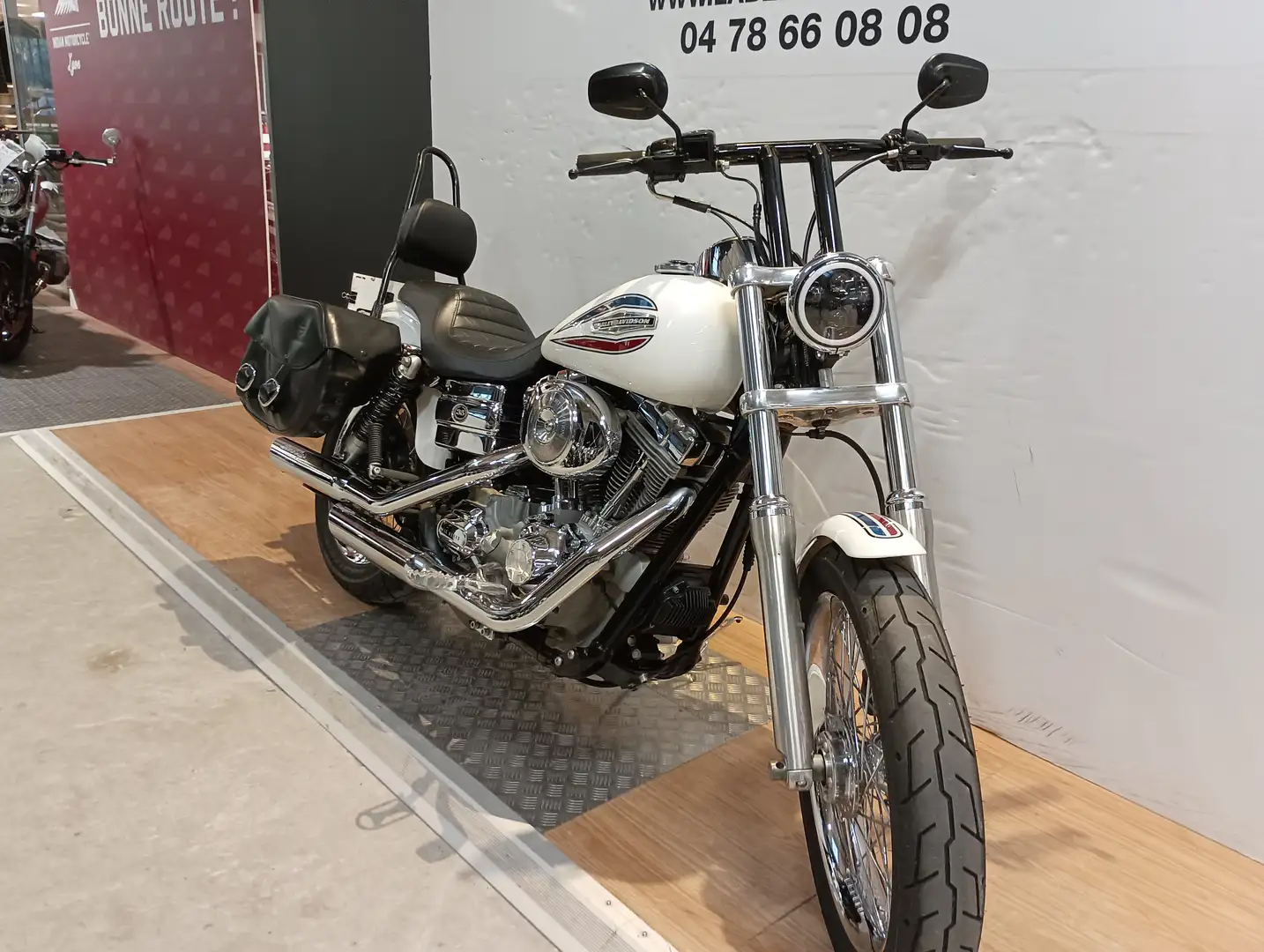 Harley-Davidson Dyna Super Glide Blanc - 2