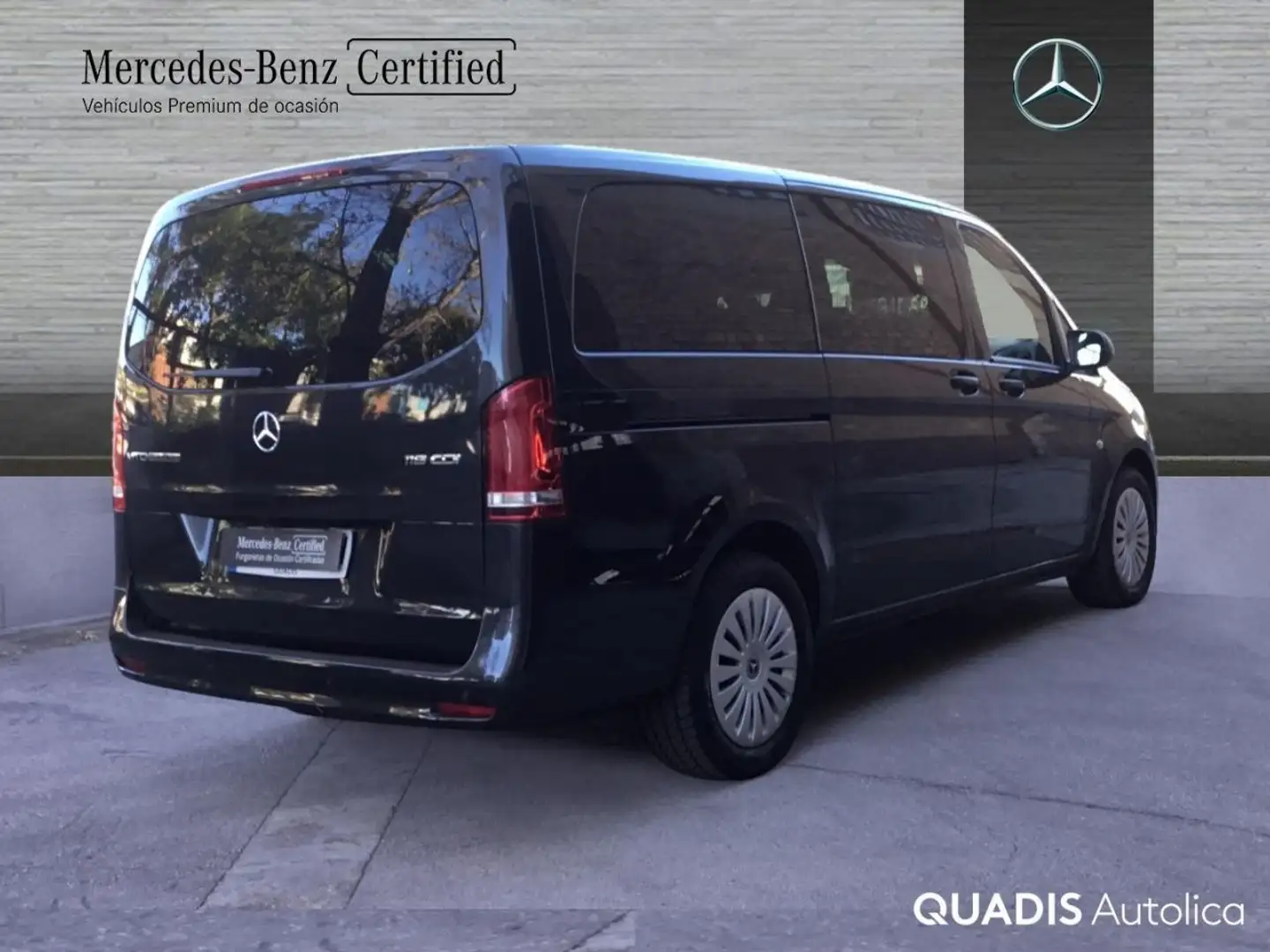 Mercedes-Benz Vito Tourer 116 CDI Pro Larga 9G-Tronic Gris - 2