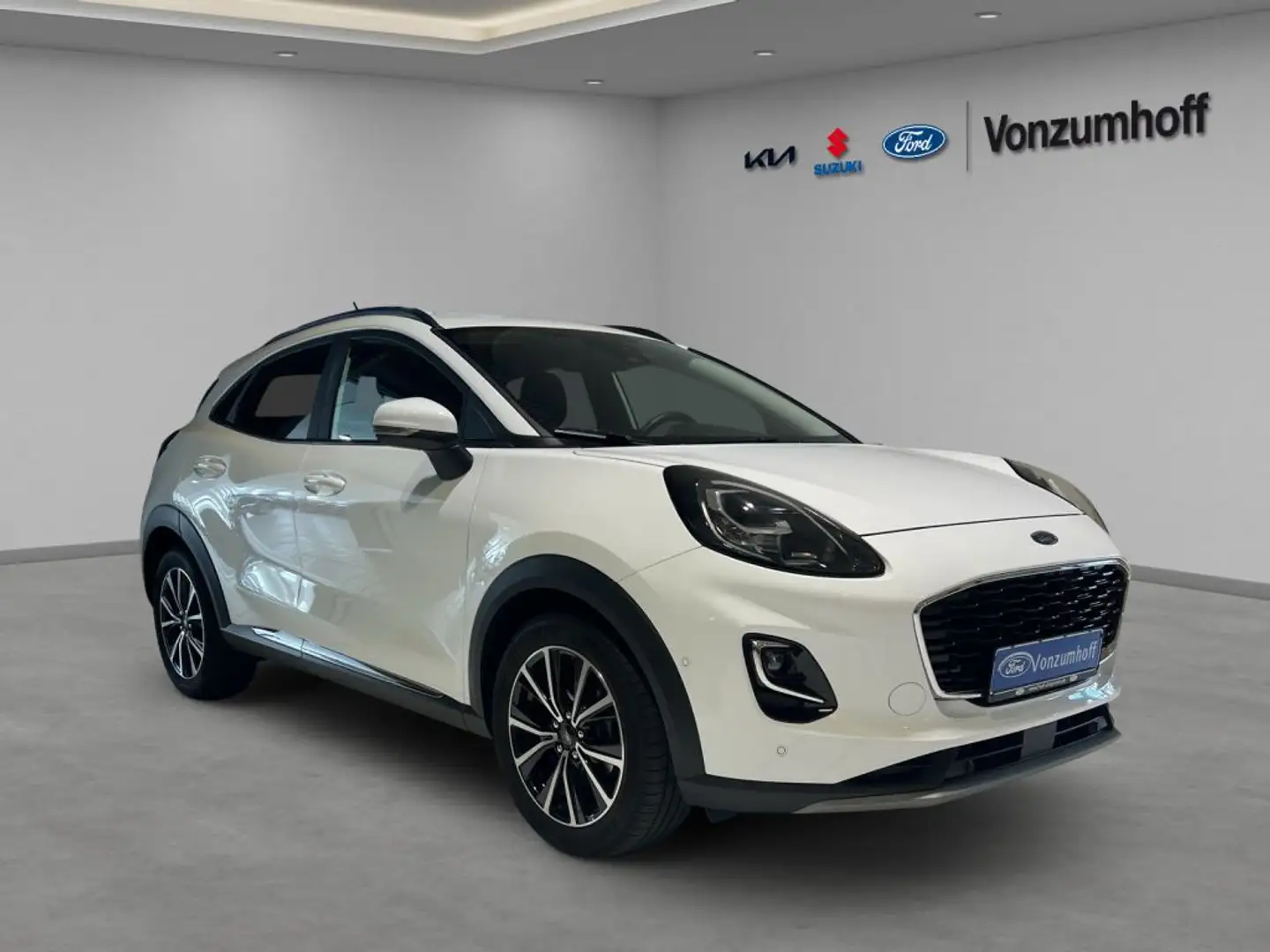 Ford Puma 1.0 EcoBoost Hybrid TITANIUM Weiß - 2