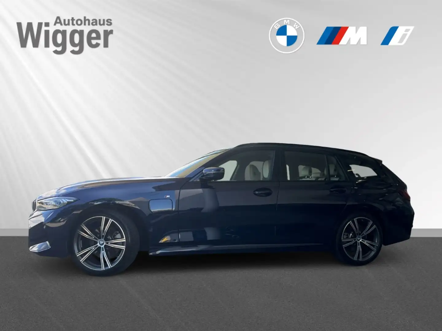 BMW 330 e M Sport touring xDrive/HUD/AHK/Navi/Leder Blau - 2