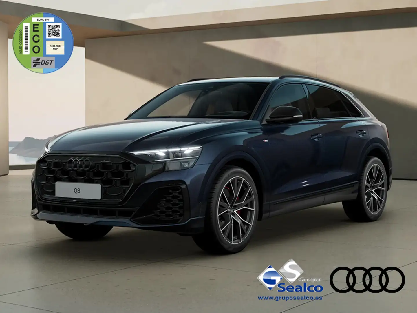 Audi Q8 50 TDI Black line quattro tiptronic Blu/Azzurro - 1