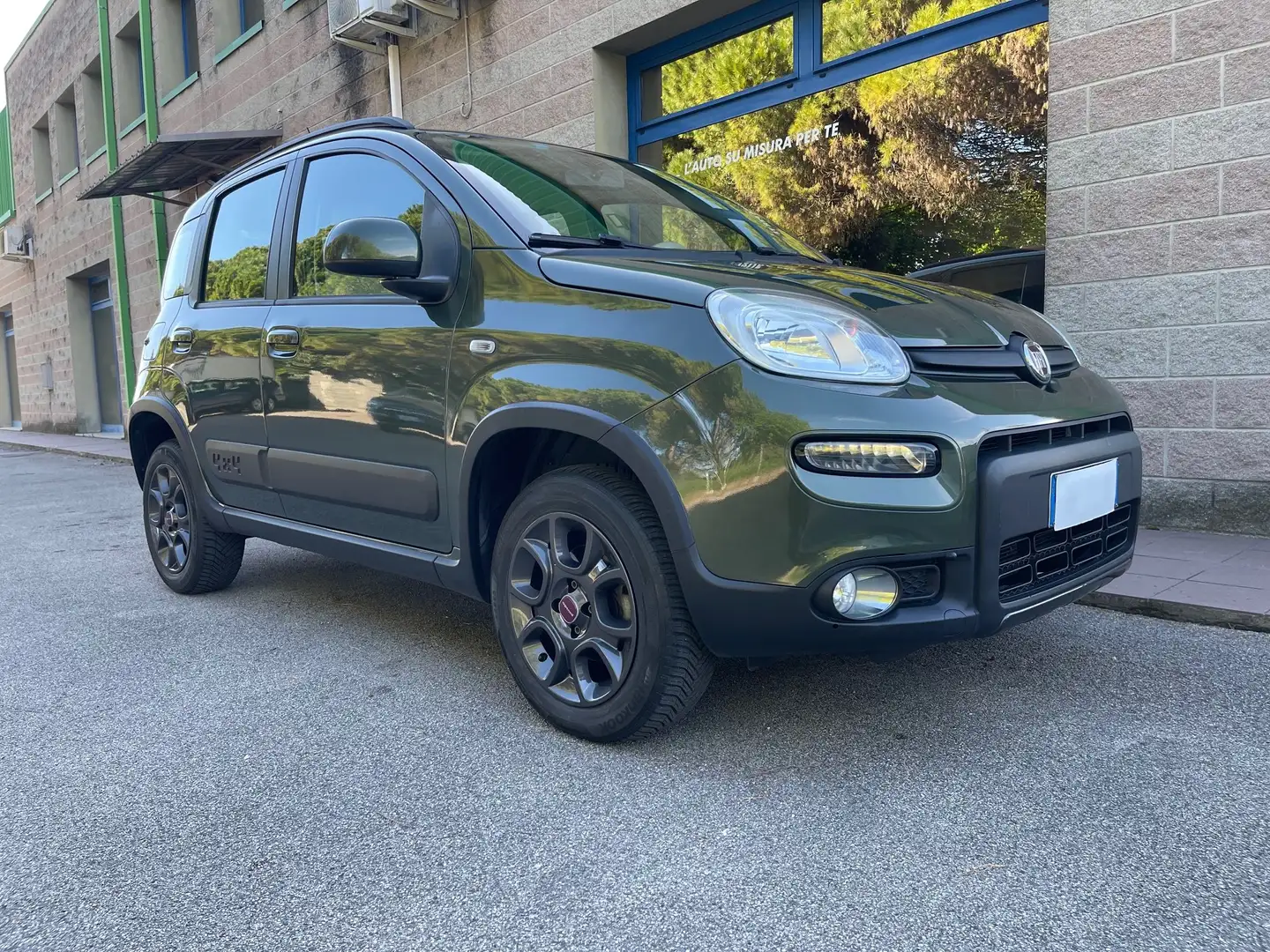 Fiat Panda 4X4 1.3 MJT 75CV 16V UNIPROPRIETARIO KM-59.700 Verde - 1