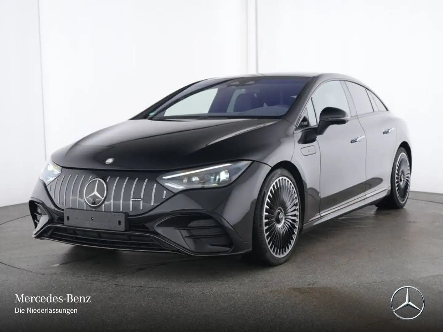 Mercedes-Benz EQE 53 AMG Burmester 3D Fahrass Airmat Pano Navi Premium Schwarz - 2
