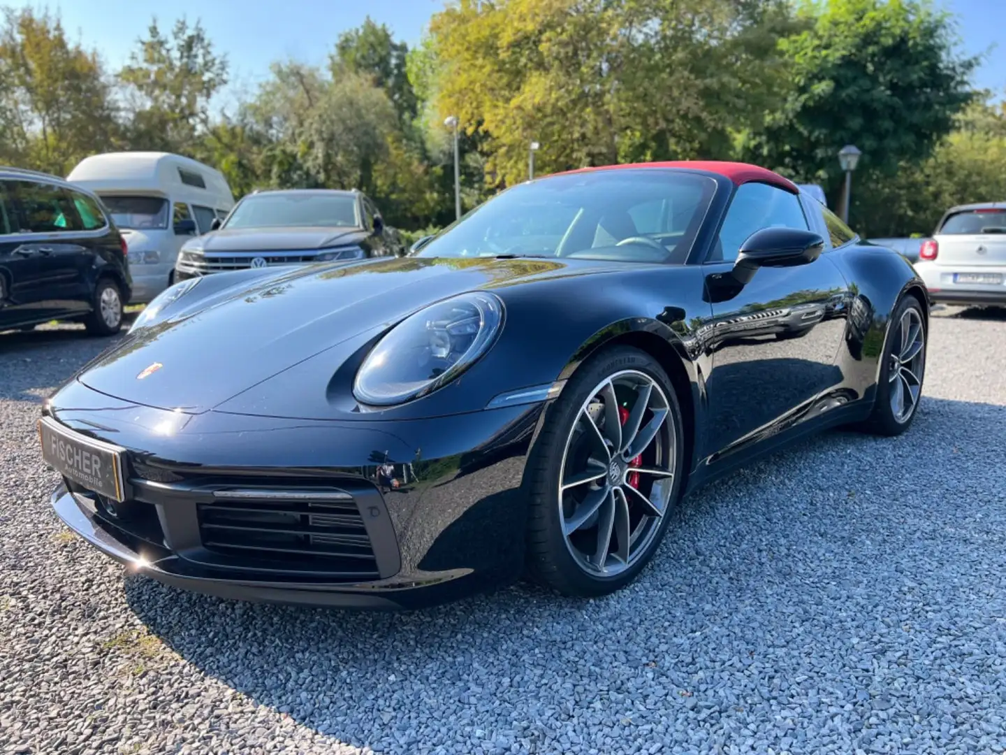 Porsche 992 911 Targa 4 S+BOSE+MATRIX+NAVI+SPORTABGAS+CHRONO Noir - 1