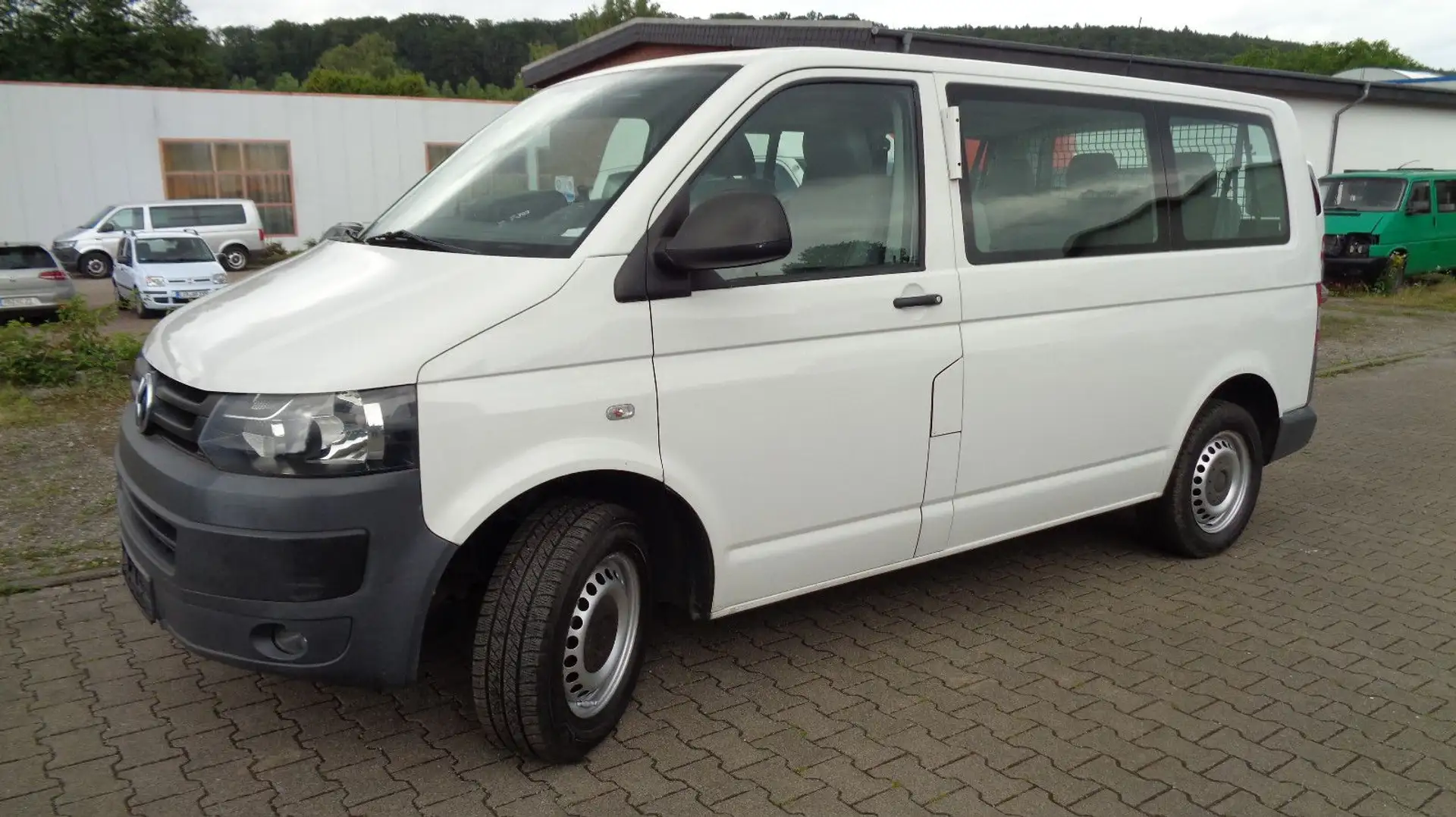 Volkswagen T5 Transporter Kasten-Kombi Kombi Bianco - 1