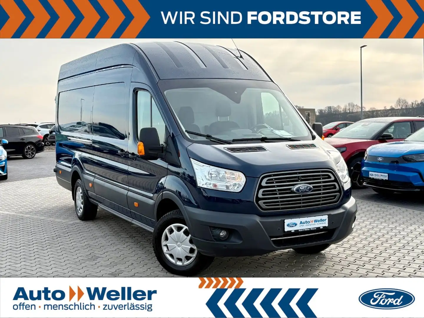Ford Transit Kasten 350 L4 Trend 2.0 TDCi Bordwand Bleu - 1