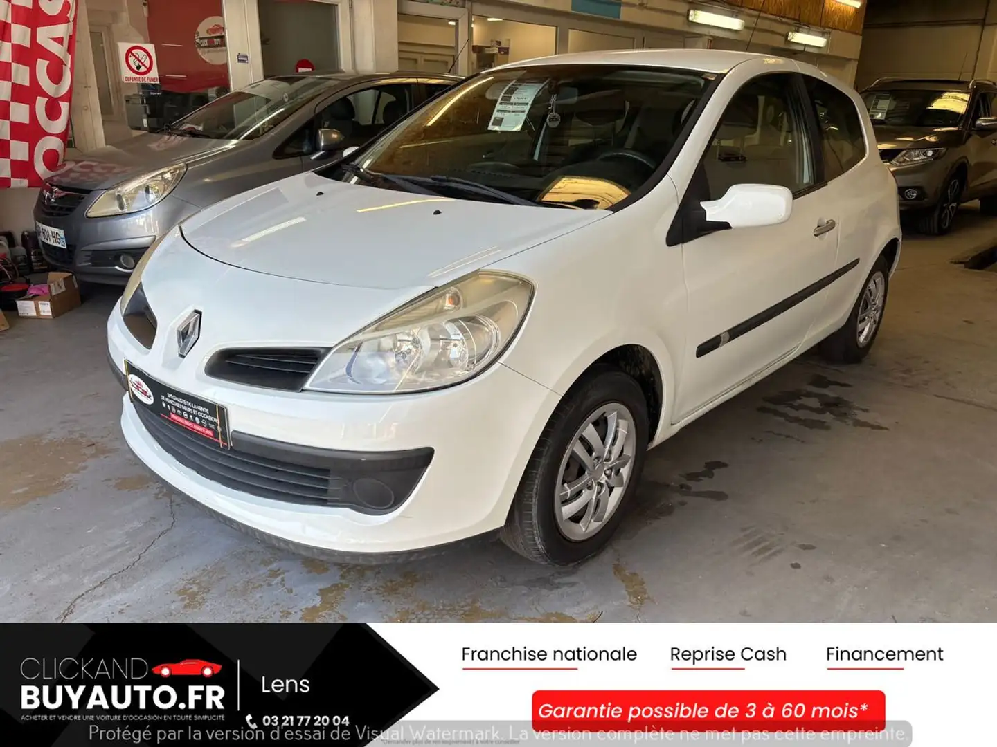 Renault Clio 1.5 DCI EDITION DYNAMIQUE 85CHV BOITE AUTO /CLIMATISATION / REGULATEUR DE VITESSE Blanc - 1
