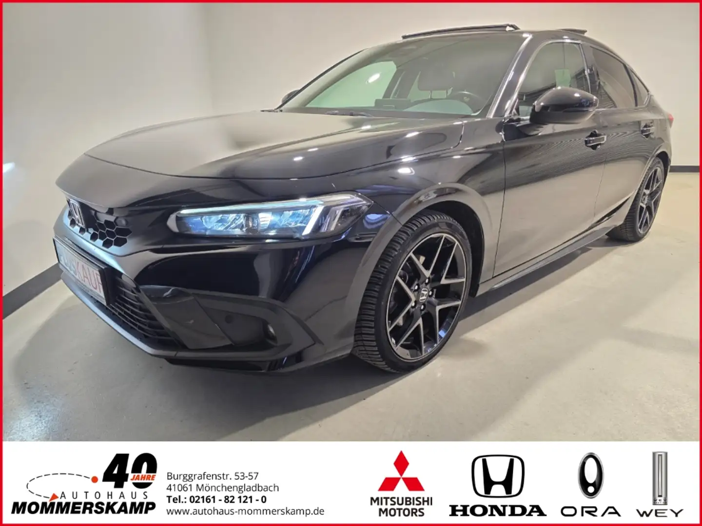 Honda Civic e HEV Advance Automatik+Allwetter+Panorama+Lenkrad Zwart - 1