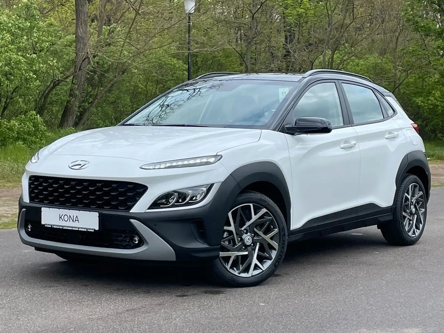 Hyundai KONA 1.6 GDi Hybrid Trend *Navi*Kamera*ACC*LED* Blanco - 1