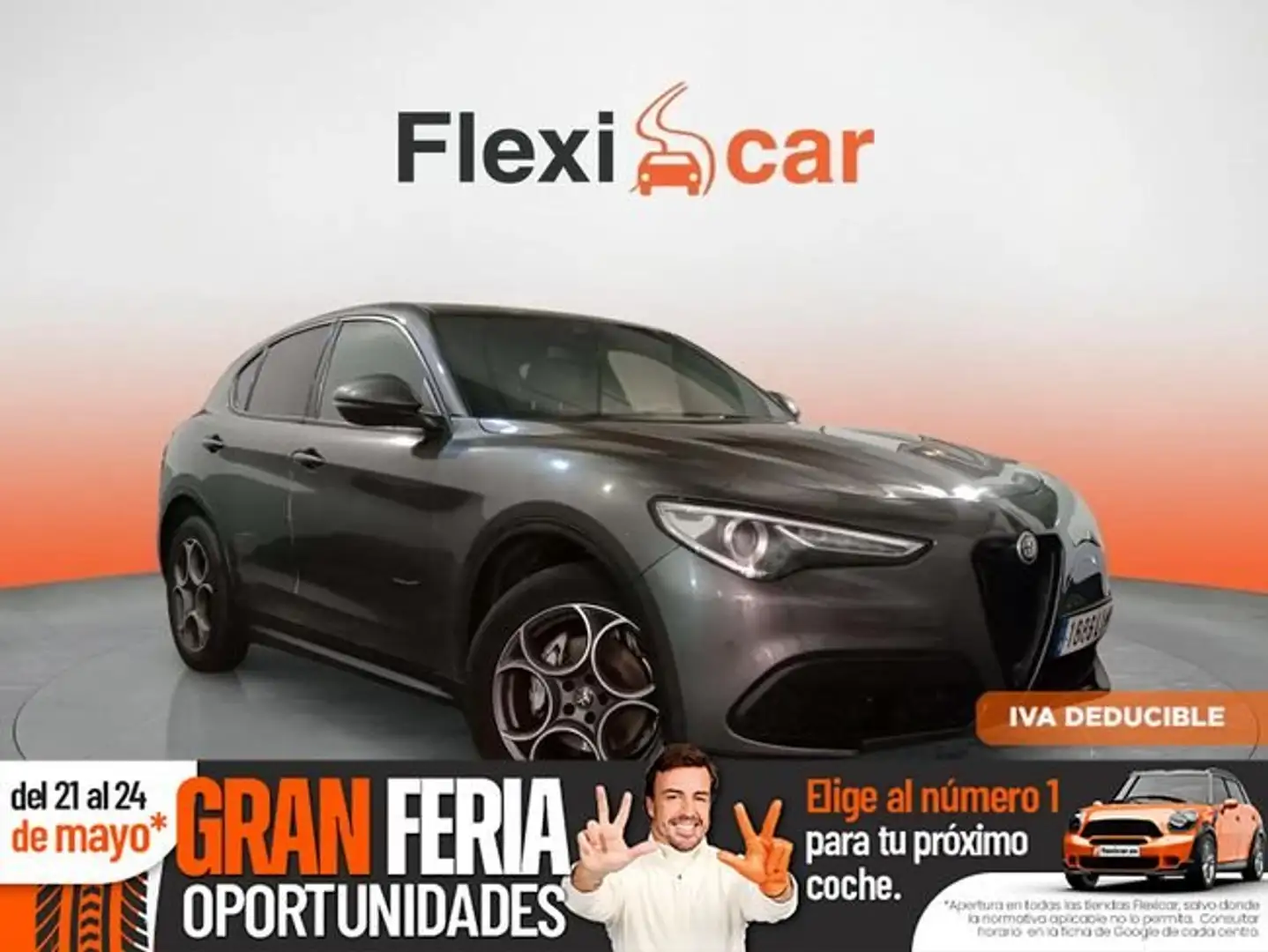 Alfa Romeo Stelvio 2.2 Diesel 140kW (190cv) SPRINT AWD Gris - 1