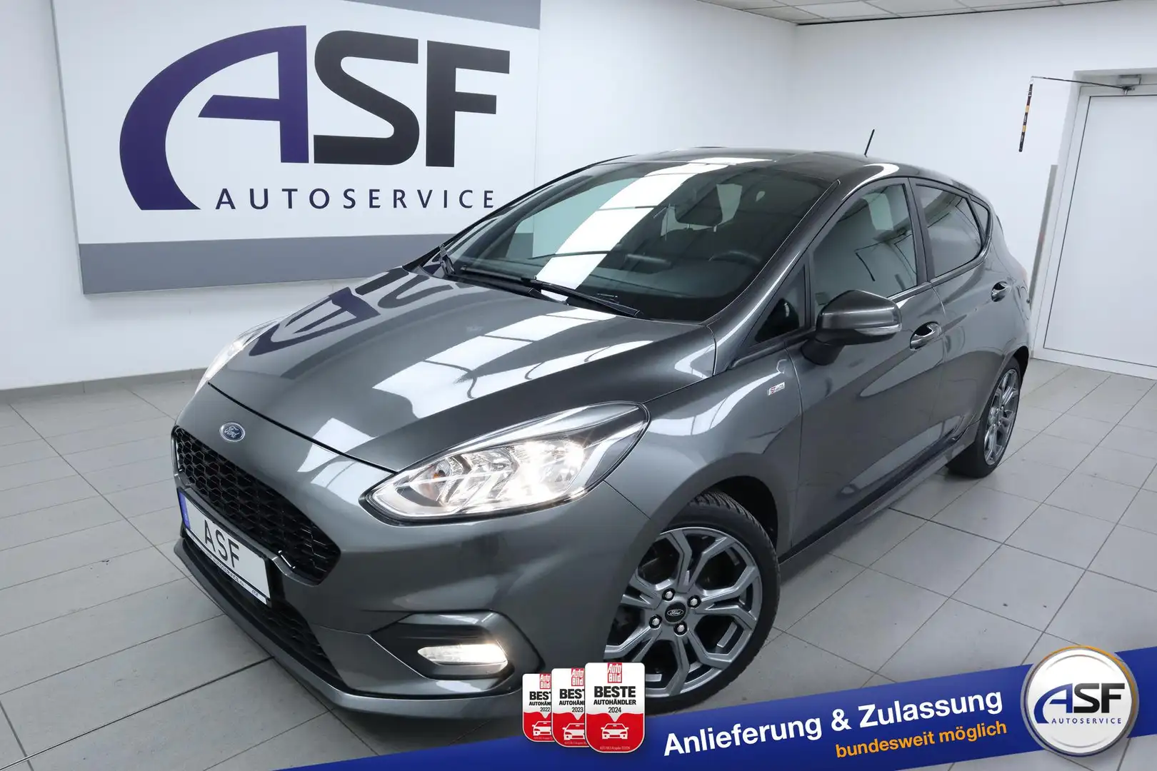 Ford Fiesta ST-Line #Navi #Winter-P. #Spurhalte #Parkpilot... Gris - 1