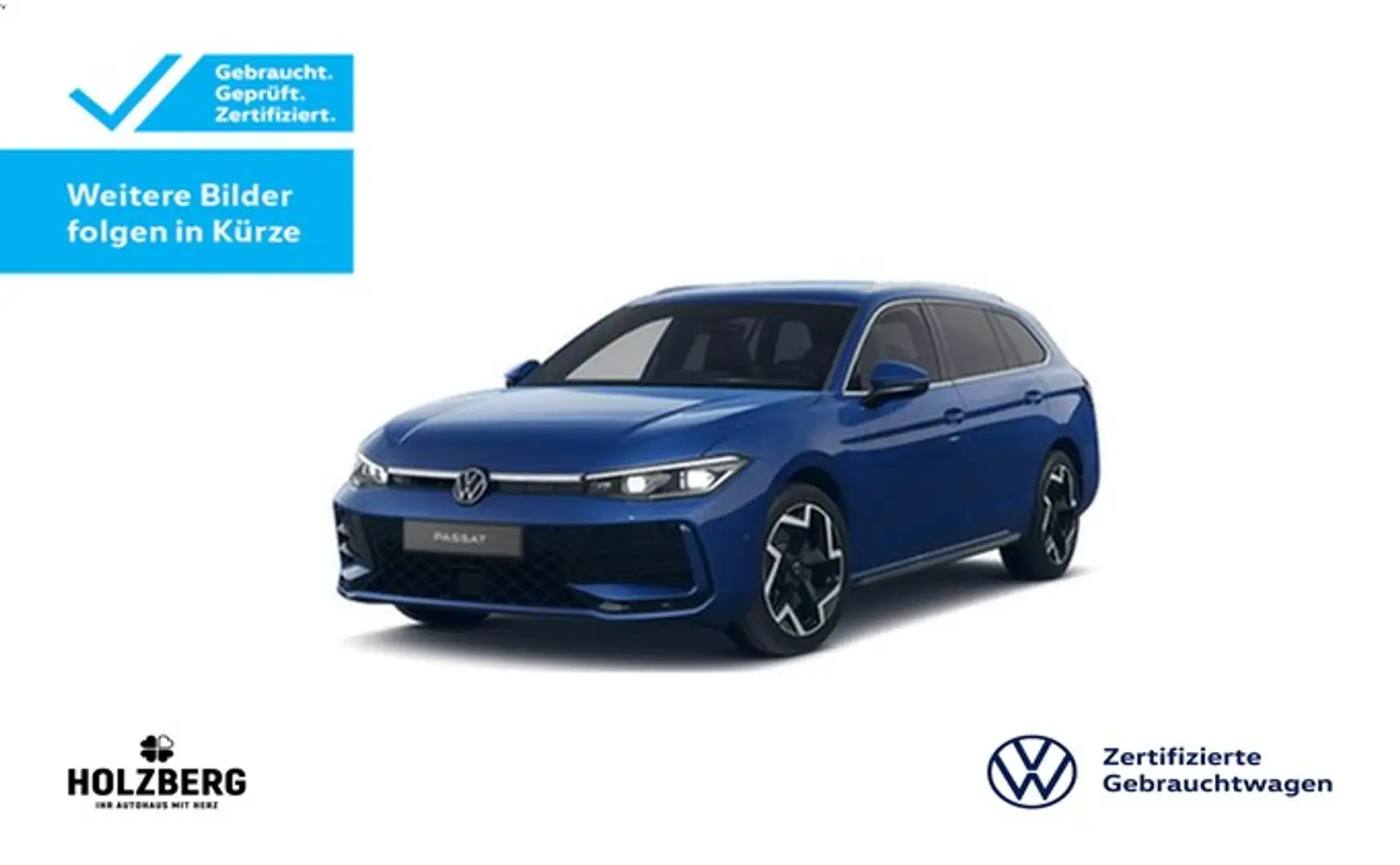 Volkswagen Passat 2.0 TDI R-Line 4Motion AHK+RFK+ACC Blau - 1