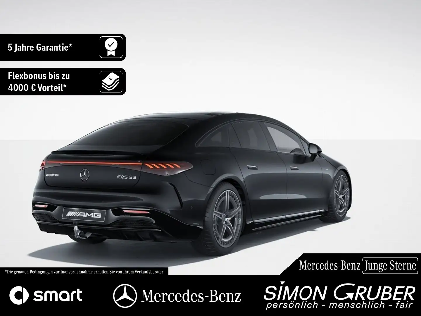 Mercedes-Benz EQS 53 4M AMG Pano Fondentertain 4*Massage AHK Schwarz - 2