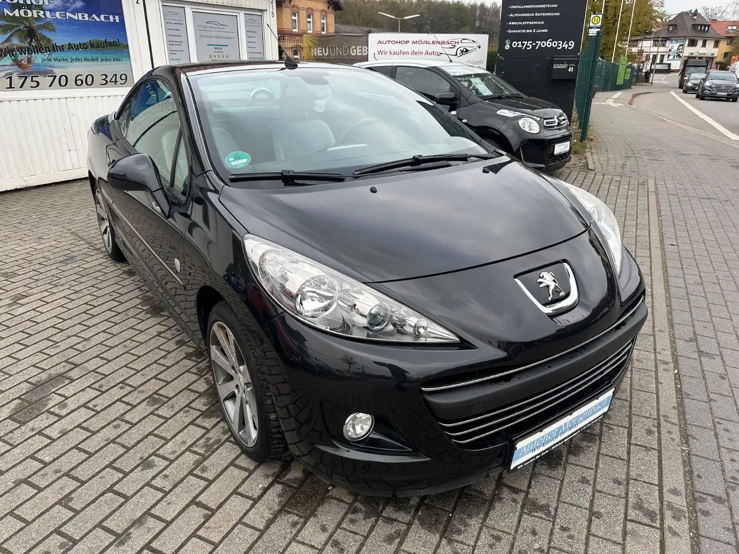 Peugeot 207 CC Cabrio-Coupe Roland Garros Schwarz - 2