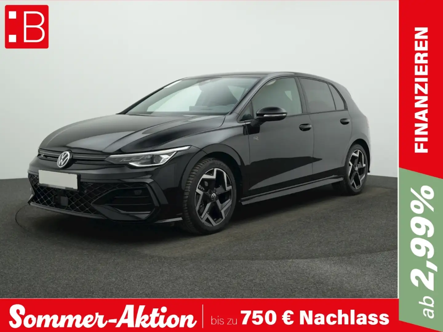 Volkswagen Golf 8 2.0 TDI DSG R-Line Black Style AHK NAVI Schwarz - 1
