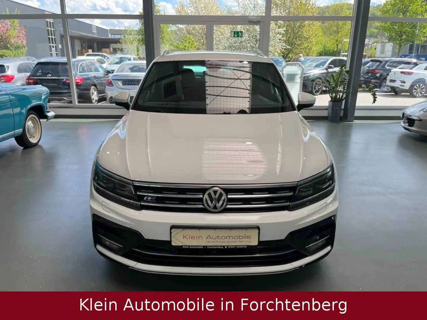 Volkswagen Tiguan 4Mot R-Line Navi LED Sthz ACC Virtual 20" Weiß - 2