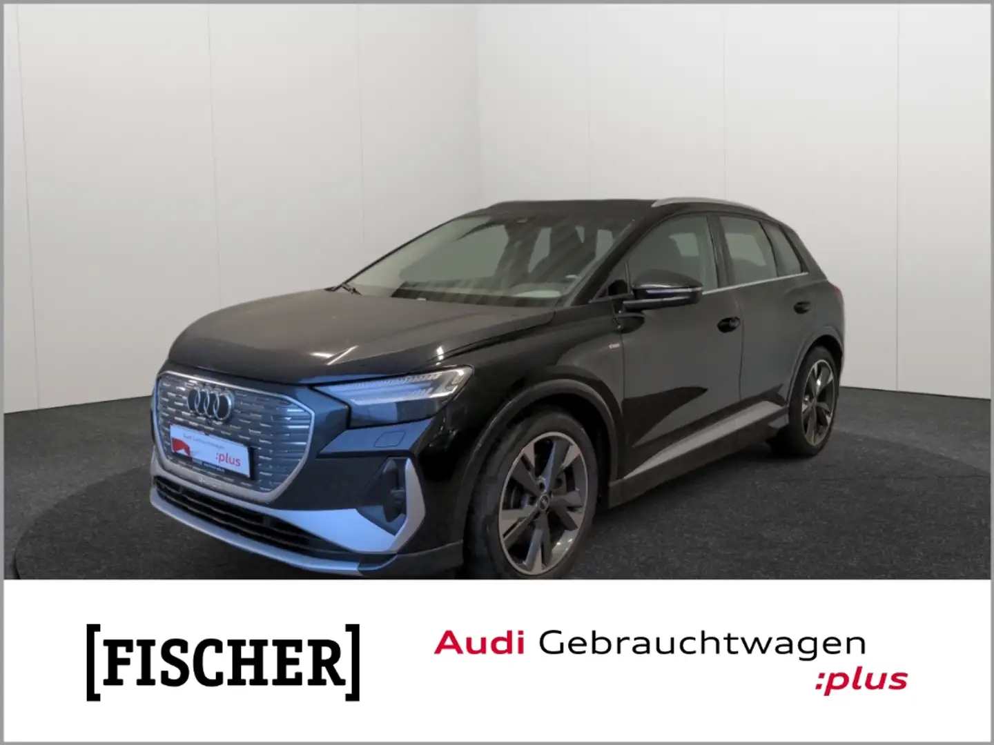 Audi Q4 e-tron 40 Matrix SHZ GRA PDC Schwarz - 1