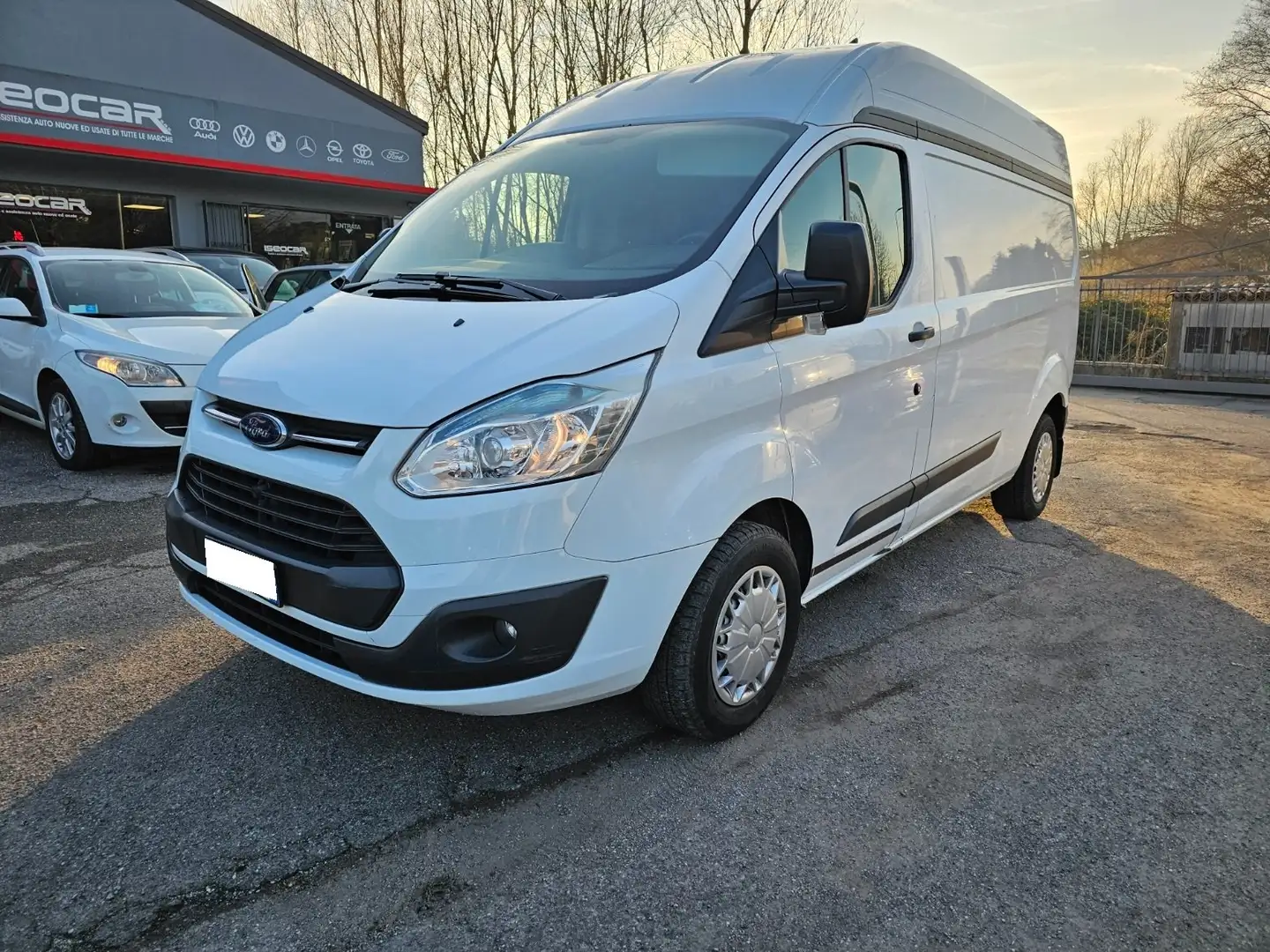 Ford Transit Custom 2.0 tdci 130cv P.LUNGO +CAMBIO AUT. + TETTO ALTO Bianco - 1