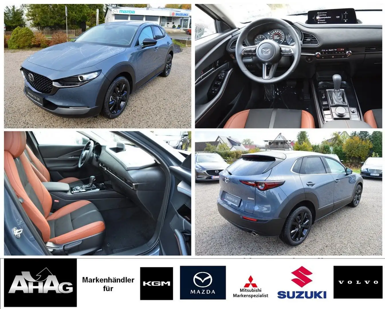 Mazda CX-30 CX-30 e-SKYACTIVE X 186 AWD Aut. NAGISA *Leder+LED Grau - 1