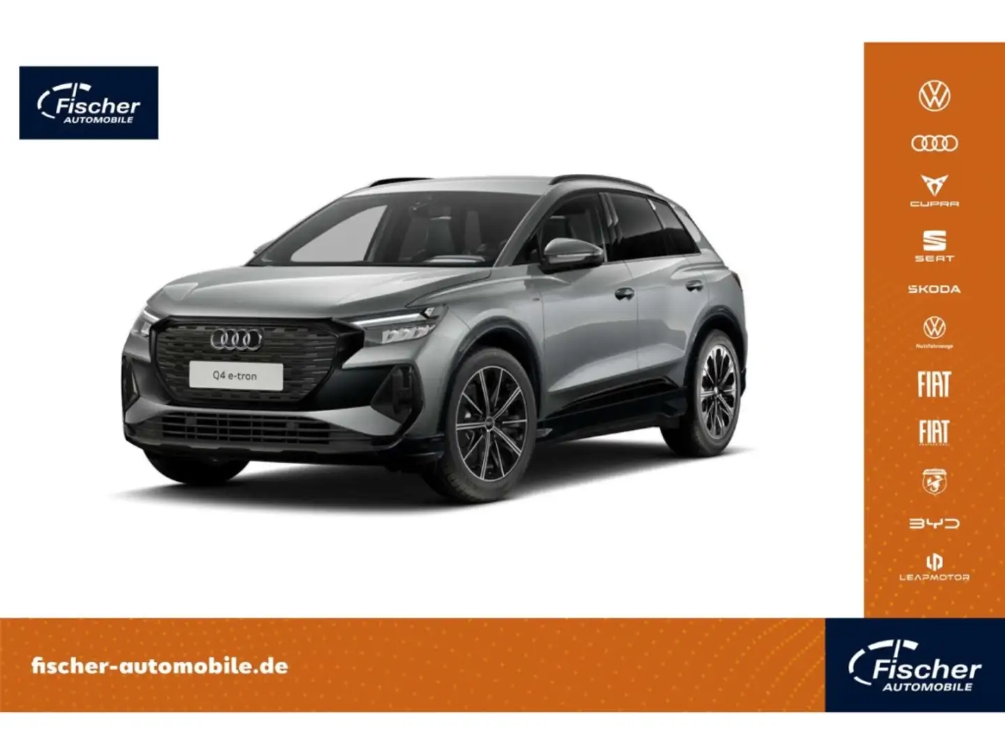 Audi Q4 e-tron S line Grau - 1