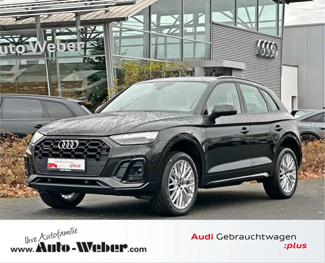 Audi Q5 50TDI qu S LINE BLACK STANDHZ MATRIX AHK LUFT Schwarz - 1
