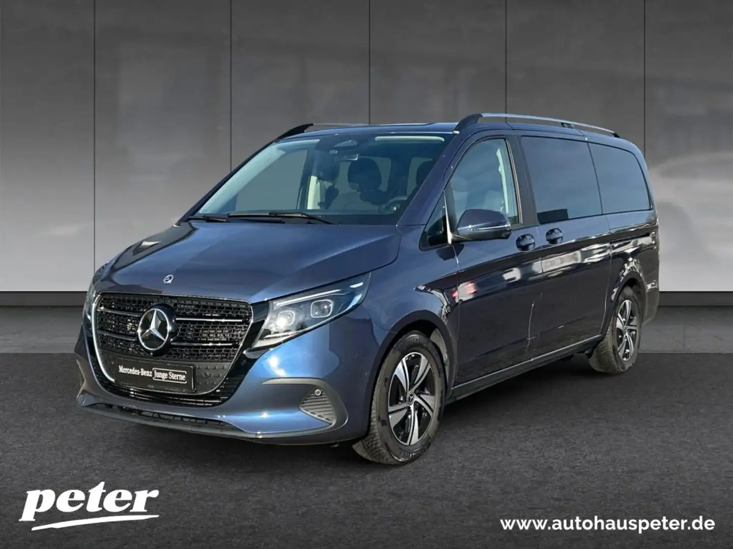 Mercedes-Benz V 300 d STYLE Lang 9GT+LED+AHK+DISTR+NAVI+KAM Blau - 1