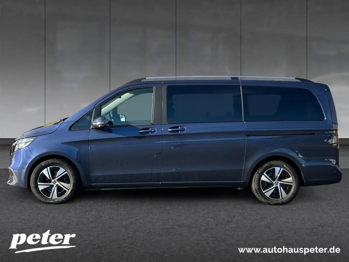 Mercedes-Benz V 300 d STYLE Lang 9GT+LED+AHK+DISTR+NAVI+KAM Blau - 2