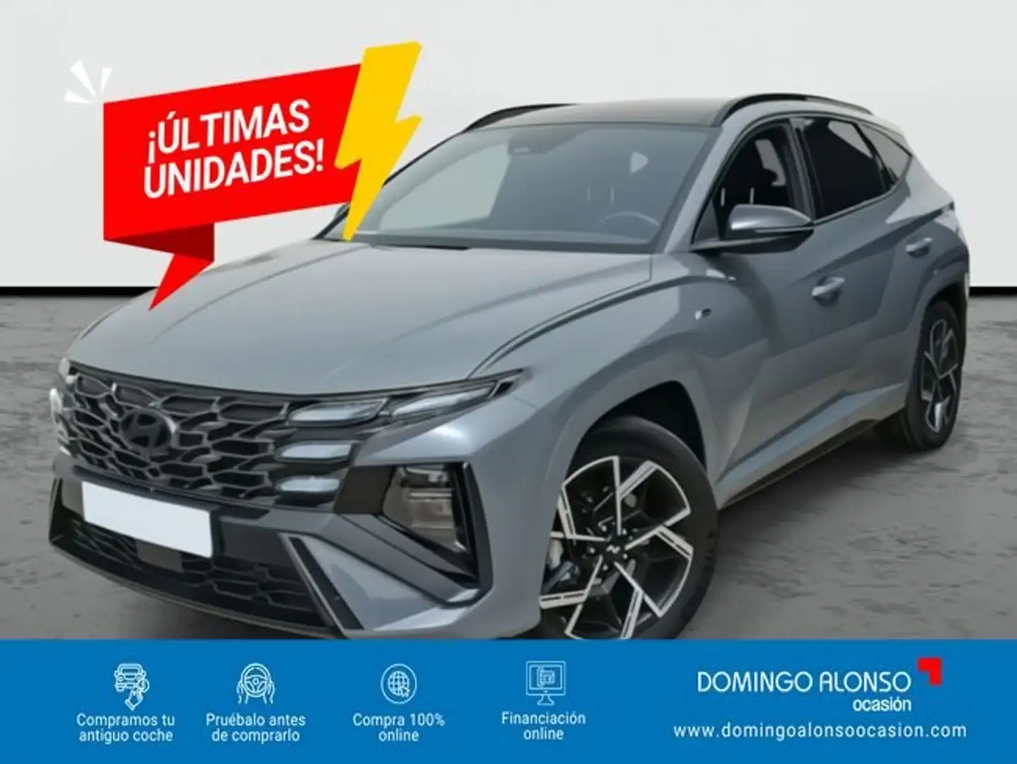 Hyundai TUCSON FL Híbrido enchufable 1.6 T-GDi (288 CV) AT6 2WD Gris - 1