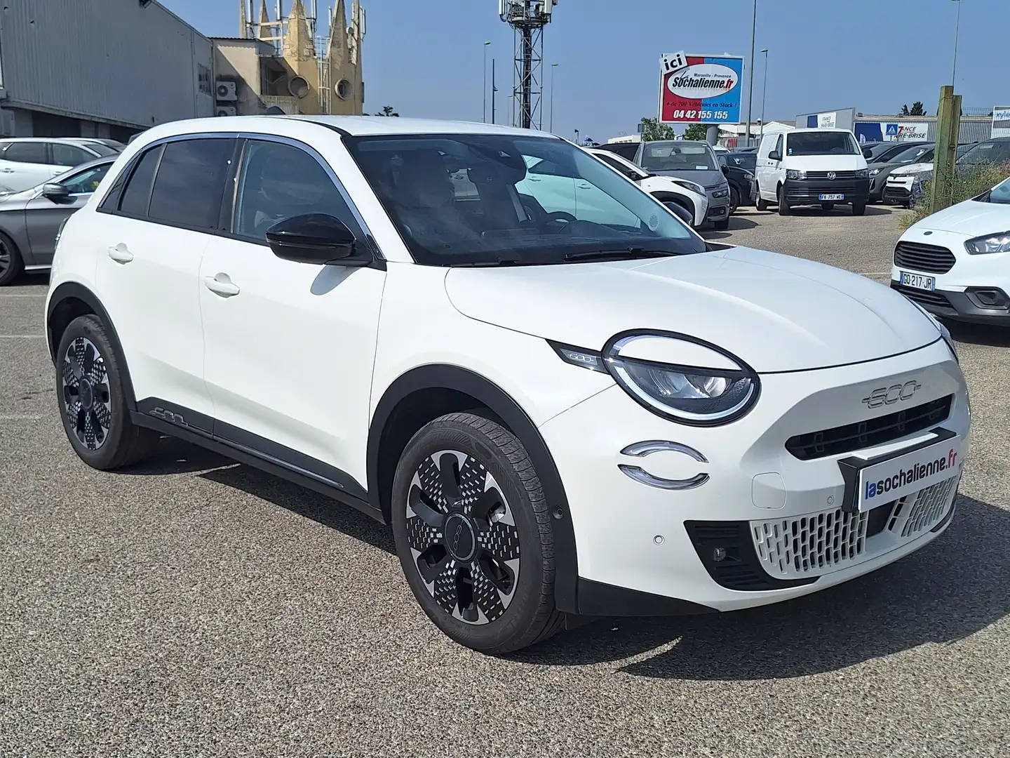 Fiat 600 1.2 Hybrid 100ch DCT6 La Prima Blanc - 2