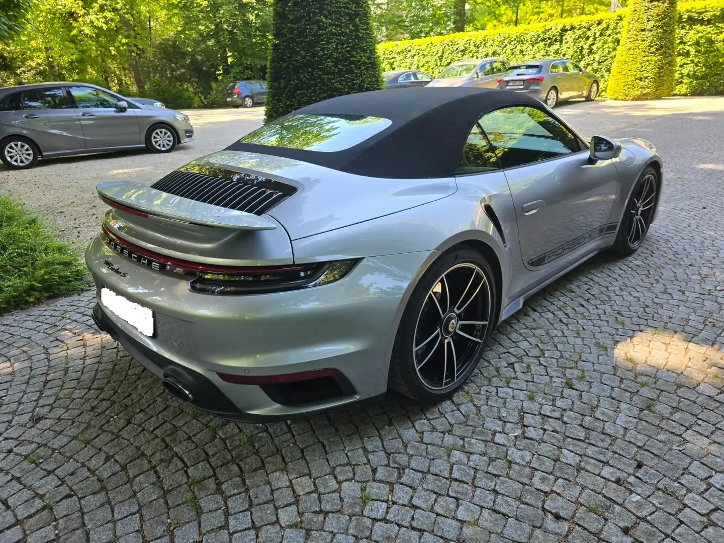 Porsche 992 911 - 992 Turbo S Cabriolet Zilver - 2