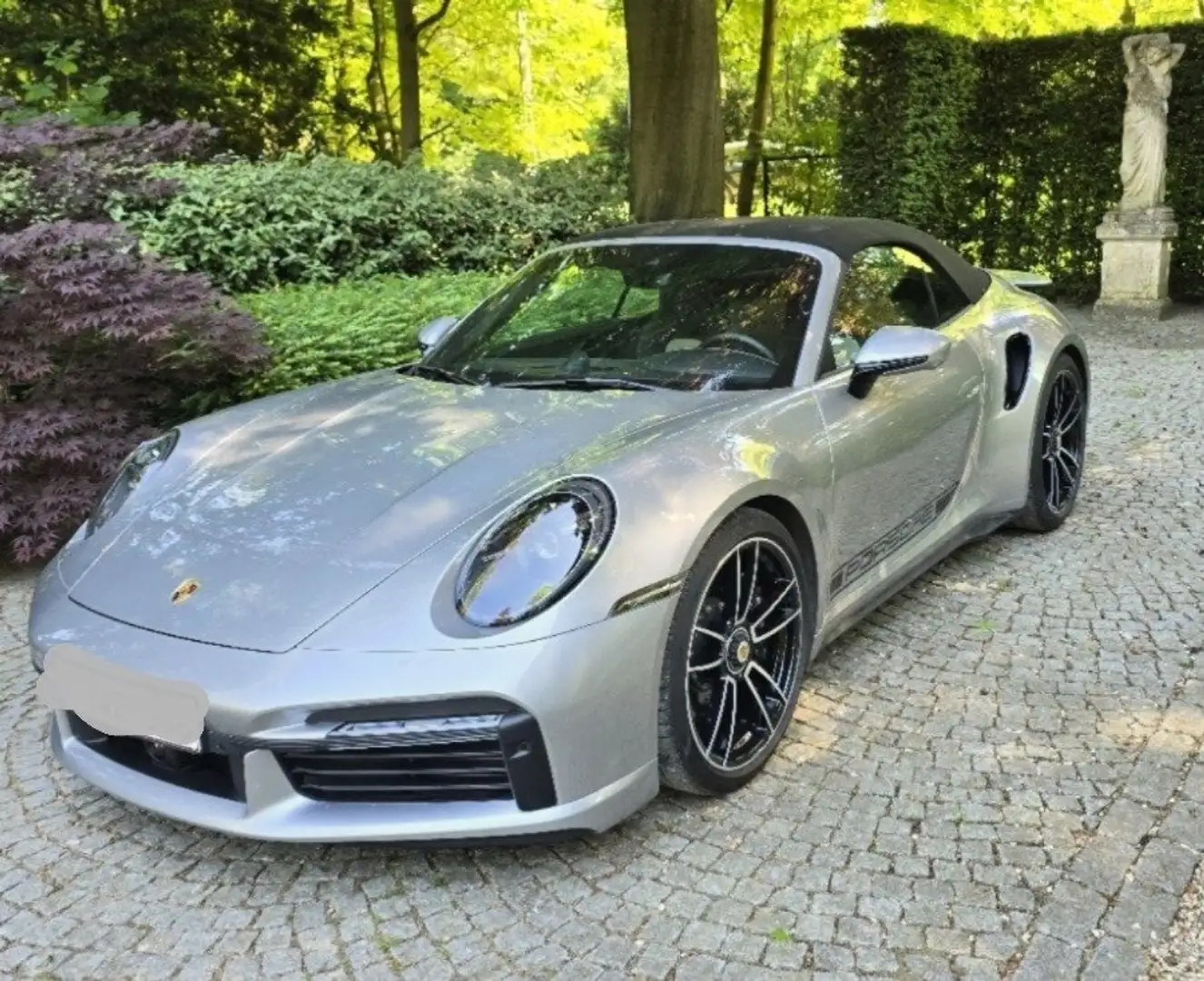 Porsche 992 911 - 992 Turbo S Cabriolet Zilver - 1
