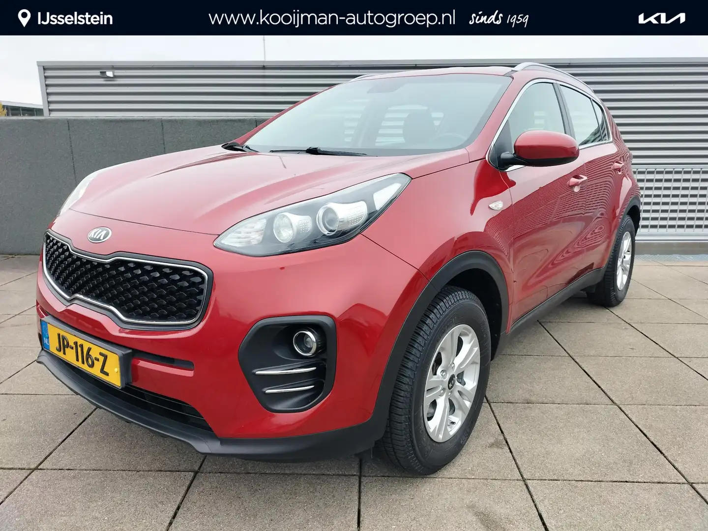 Kia Sportage 1.6 GDI ComfortLine Navigator Trekhaak, Camera Rood - 1