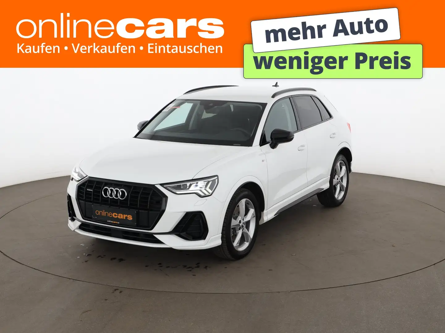 Audi Q3 40 TFSI quattro S-Line Aut MATRIX RADAR NAVI Weiß - 1
