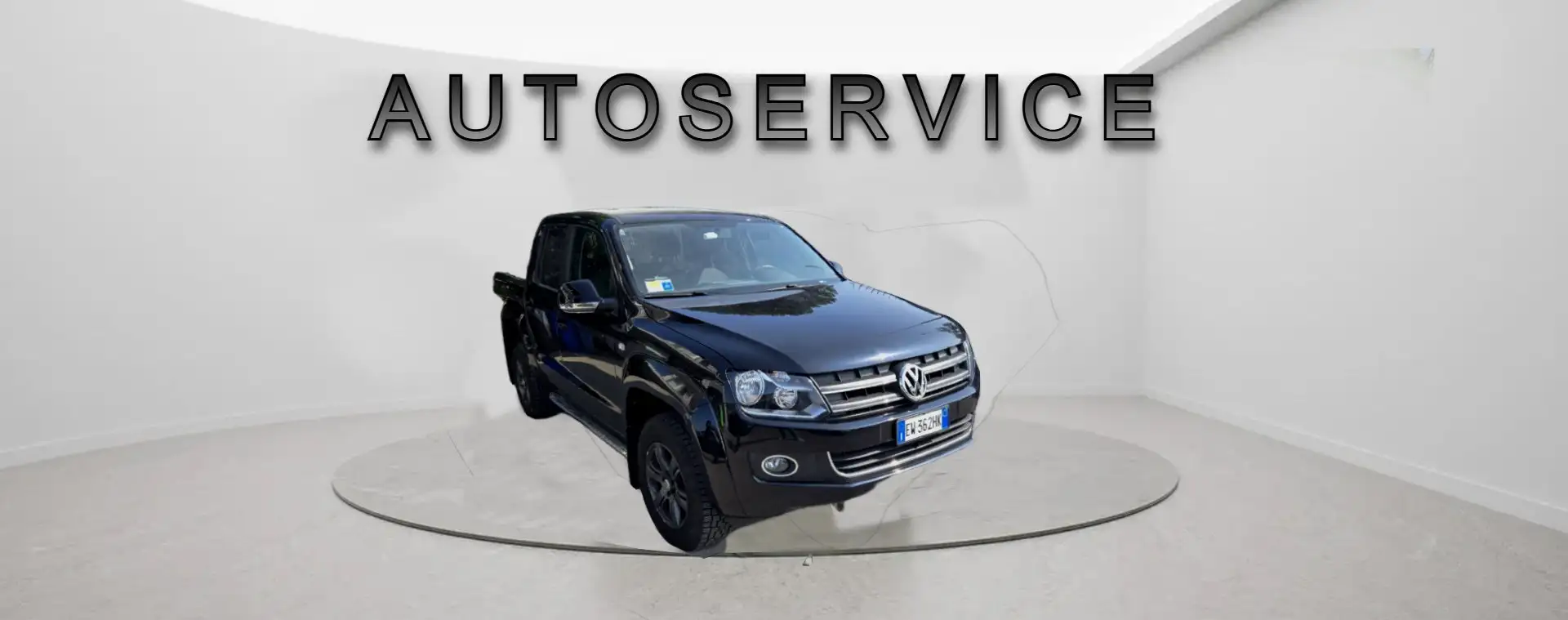 Volkswagen Amarok dop cab 2.0 bitdi 180cv Highline 4motion IN ARRIVO Nero - 2