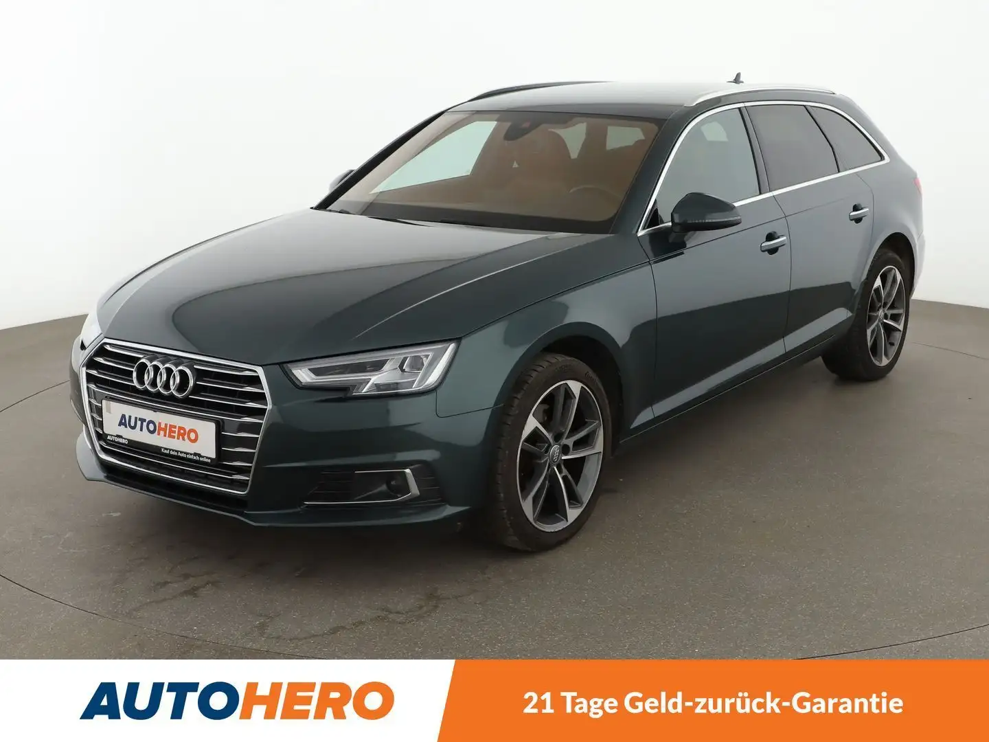 Audi A4 2.0 TFSI Design ultra Aut.*NAVI*ACC*LED*PDC* Grün - 1