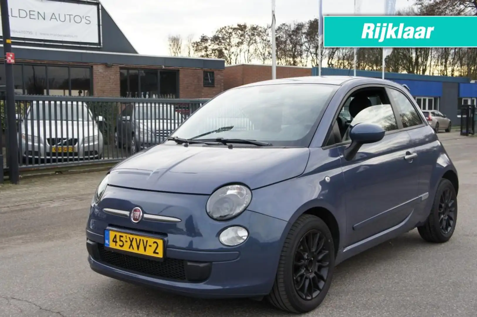Fiat 500 0.9 TWINAIR H.LEDER/AIRCO/KEURIGE STAAT NW APK Blau - 1